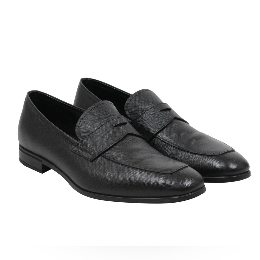 Prada Saffiano Leather Penny Loafer - Men’s (US 9, Italian 8)